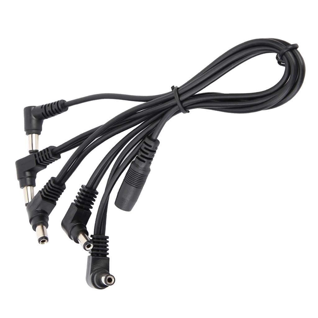 5 Way Electrode Daisy Chain Cable for Guitar Effects Power Supply Adapter Splitter