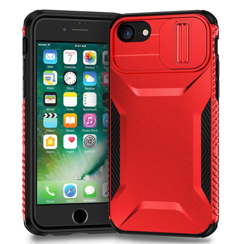 

For iPhone SE Case iPhoneSE Military Antiskid Camera Lens Slide Cover For iPhonSE iPhone SE Hard Cases For iPhone SE 2020