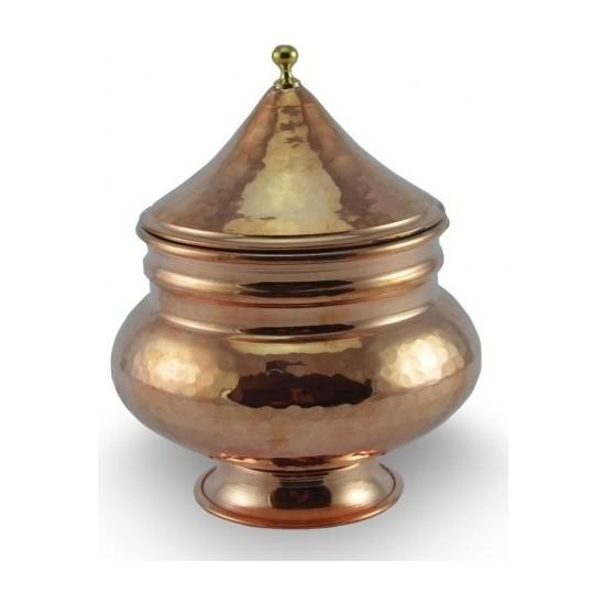 

Медная сахарница Rumeli, кованая вручную, красная T5751-1