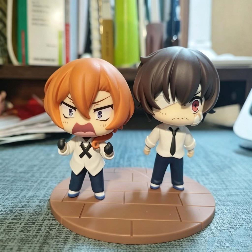 Japanese Anime Dazai Osamu Figurine Bungo Stray Dogs Action Figures Pvc Model Collection Peripheral Toys Birthday Gifts