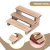 2x 1:12 Scale Flower Stand Set Miniature Dollhouse Accessories Wooden Micro Landscape Decor Balcony