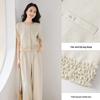 Xiangying Women's Linen Blend Old Money Style Two-Piece Set