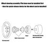 350mm Diameter Universal Racing Steering Wheel Anti Slip ABS Surfaces Ergonomic Contoured Suitable for Most Hub Adapters