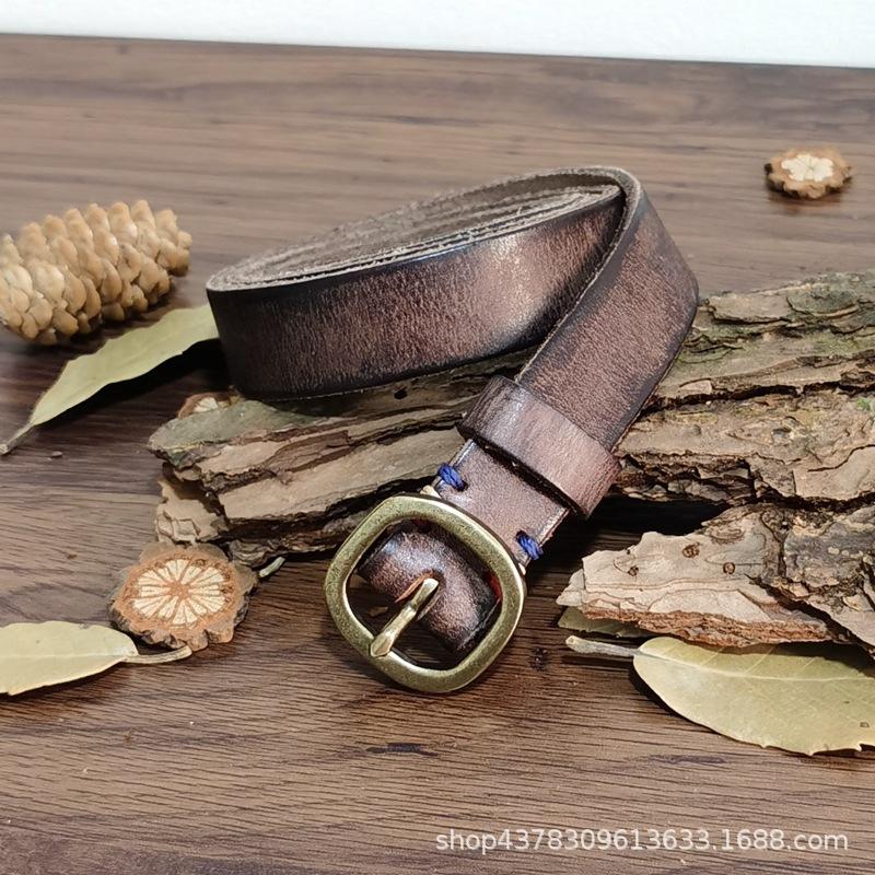 

2.3 см ретро персонализированный кожаный ремень женский узкий пряжка модный тренд универсальный женский узкий ремень 115cm