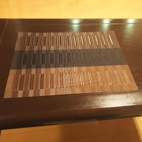 Set of 5 Placemats, Table Mats, Stylish, Nordic Design, Water-Repellent, Stain-Resistant, Washable, Easy to Clean, Non-Slip, Friction-Resistant, Heat-