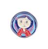 Fun Creative And Cartoon Character Brooch With Keychain Necklace In Durable Alloy Style