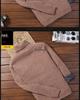 Men's Thick Velvet Chenille High Neck Sweater - Trendy, Loose Fit, Warm Solid Color Knit for Autumn/Winter