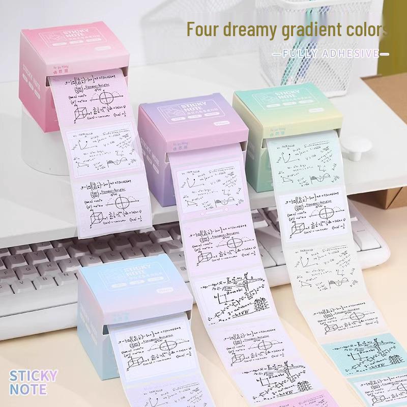 Self-Adhesive Tearable Sticky Notes for Students: Ideal for Junior To Senior High, Primary Use, Perfect for Error Notes.