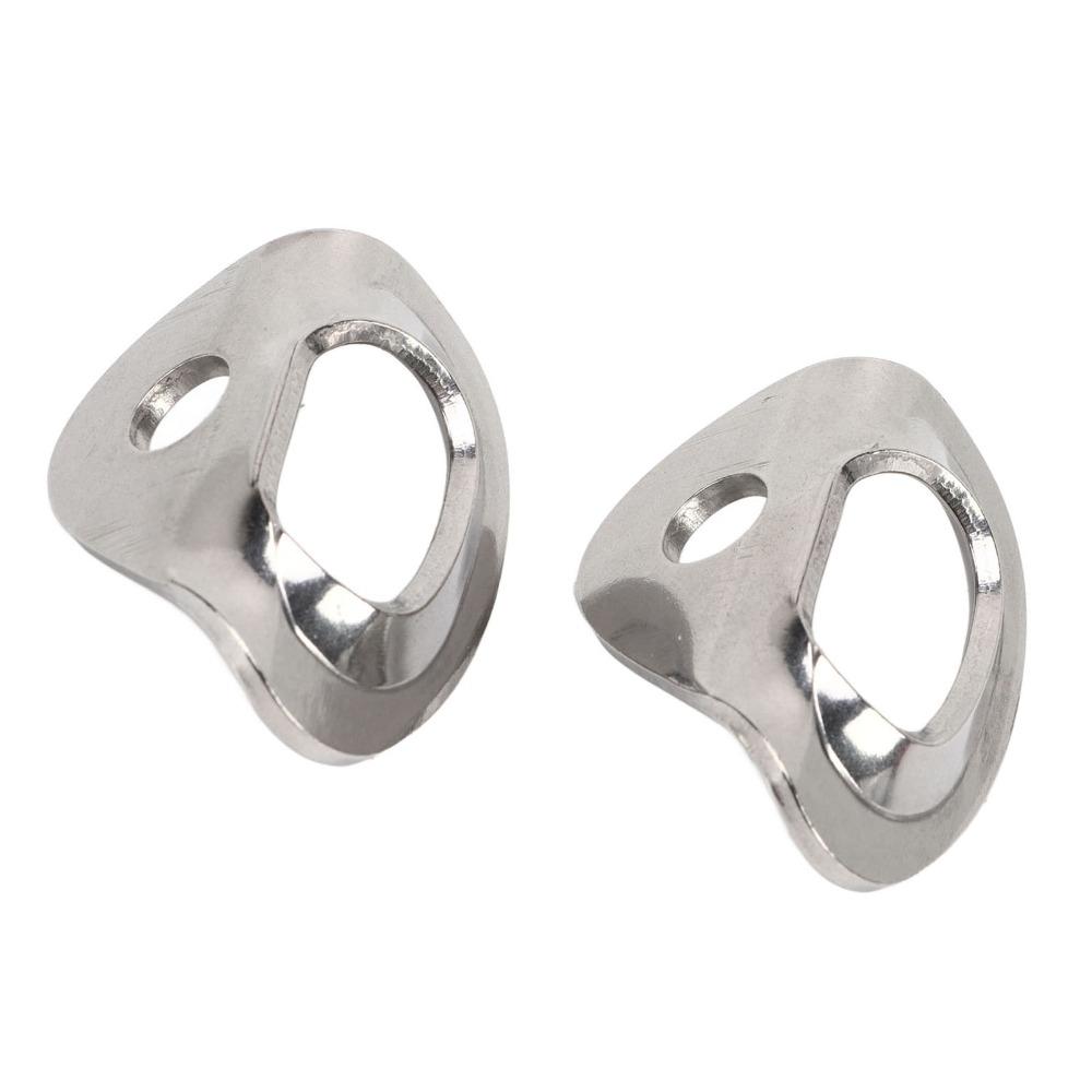 2 Pcs 25kN Climbing Bolt Hanger Stainless Steel Climbing Holds Bolt Hanger  Aerial Work
