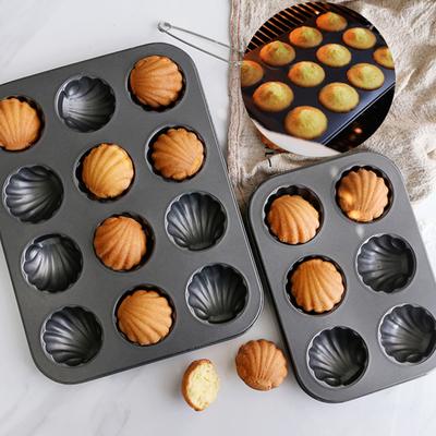 Deforme Olmayan Fırın Tavası Yüksek Sıcaklığa Dayanıklı Dayanıklı Pasta Muffin Cupcake