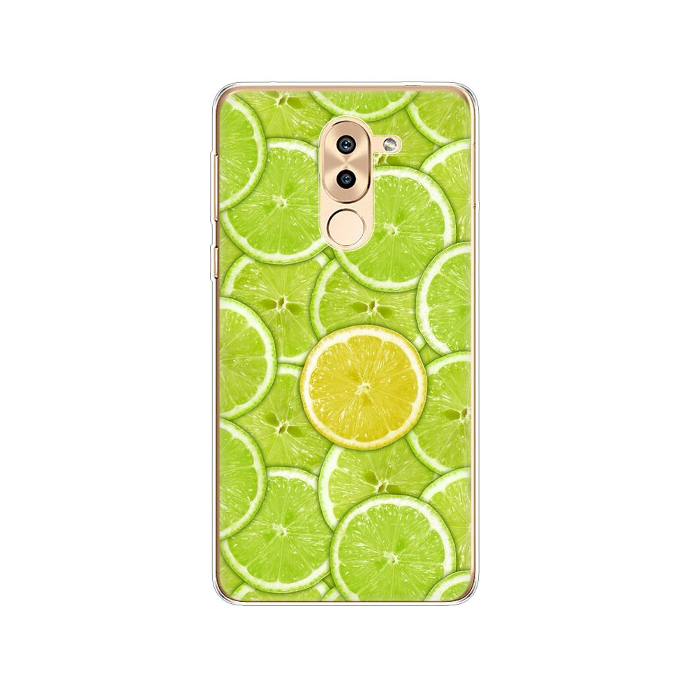 Phone Case for Huawei Honor 6X Soft Tpu Silicon Back Cover 360 Full Honor 6x Covers Protective Printing Transparent Clear Coque