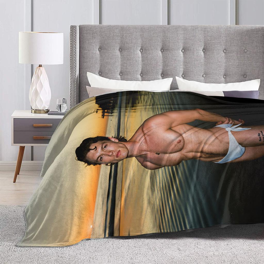 Connor Storrie Heated Rivalry Blanket Quality Warm Soft Bedding Throws Spring Travel Office Couch Bed Comfortable Bedspread