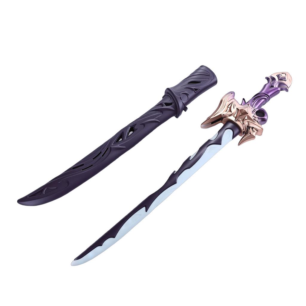 Light Up Sword Toy RGB LED Lighted Saber with Sound Sensor Shth for Cosplay Party Display Birthday Gifts