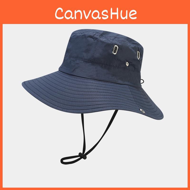 Casual Outdoor Sun Hat With Wide Brim Waterproof Breathable For Hiking And Travel