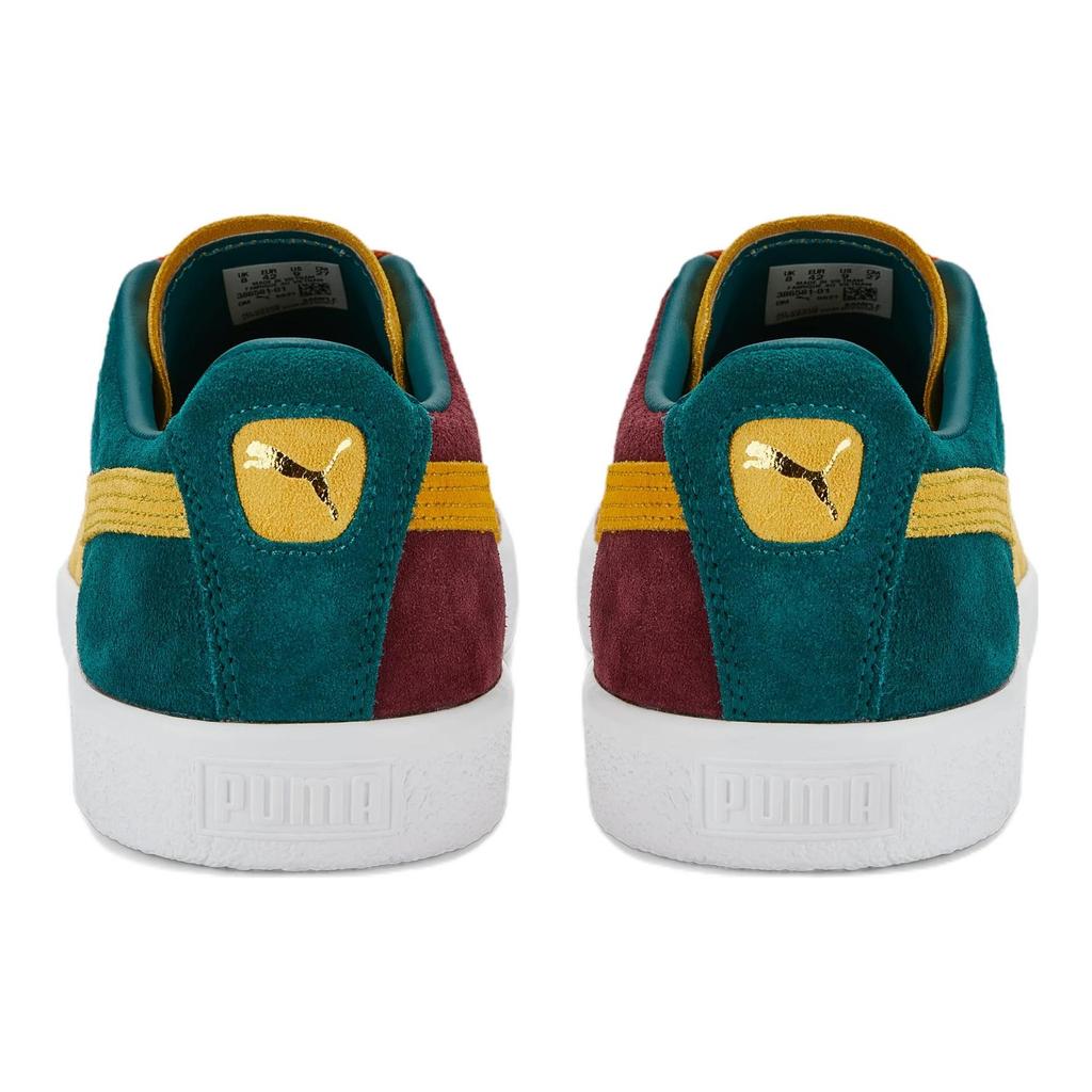 Puma Suede VTG Teams Varsity Green Mustard Men Sneakers Aubergine 386581-01
