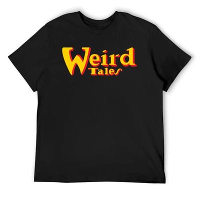 WEIRD TALES T-Shirt Cotton Man T-shirts Vintage Personalized T-shirt Mens Funny T Shirts