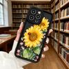 Sunflower Ladybug Watercolor Shockproof Soft Phone Case For Xiaomi Redmi Note 15 14 13 12 11 10 9 Pro Anti-Slip Anti-Fall Cover