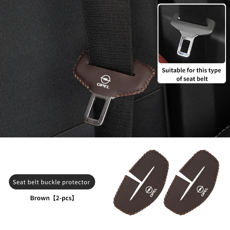 Car Accessories Seat Belt Buckle Anti-scratch Protector Cover For Opel Corsa Astra Insignia Vectra Zafira Meriva Mokka Grandland