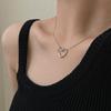 PANJBJ 925 Sterling Silver Mint Green Stone Necklace for Women Geometry Block Sweet Design Special Jewelry Gift Dropshipping
