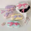 Desktop Storage Korean Style Pencil Case Bowknot Bow Pencil Pouch Bow Stationery Bag  Children