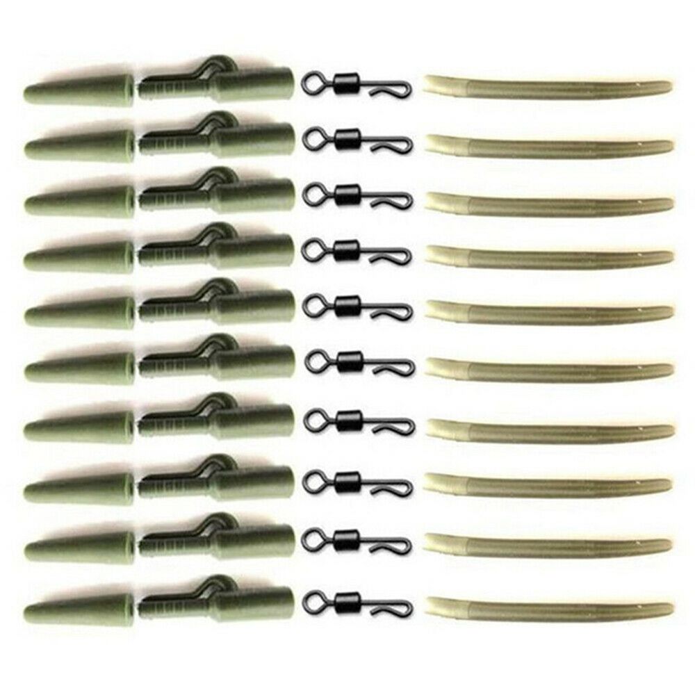 

Connector Fishing Tools Fishing Lead Clips Carp Fishing Accessories Fishing Tackle Connector Swivel зелёный