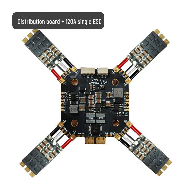 LINKTACHI DAKE FPV Drone Power Distribution Board with 4x 45A ESCs