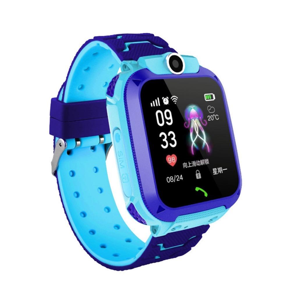 

Waterproof Q12 4G Children s Smart Watch With Positioning System With Call, SOS, Camera Phone Watch Multifunctional Sim Card синій