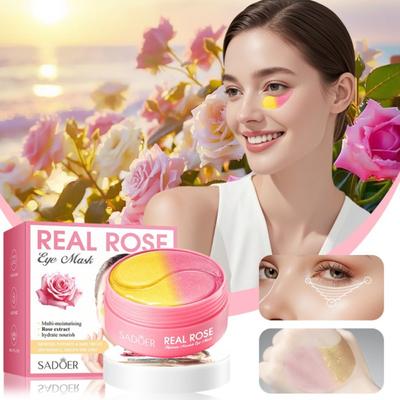 60pcs Rose Blueberry Avocado Crystal Collagen Eye Mask Anti Dark Circles Eyes Bags Remover Firming Moisturizing Eye Patches Skin Care