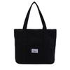 Large capacity tote bag, simple commuter shoulder bag, college student class armpit bag, canvas bag