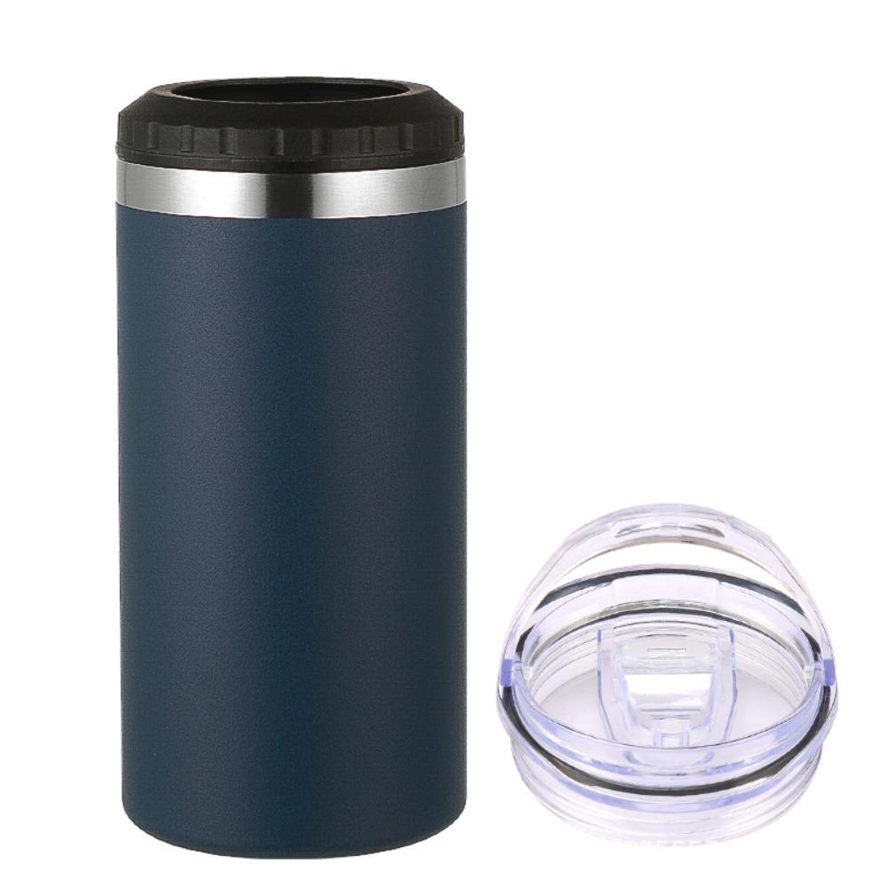16oz Beer Cooler Mug Stainless Steel Cola Can Cooler Beer Thermal Insulation Mug  Summer