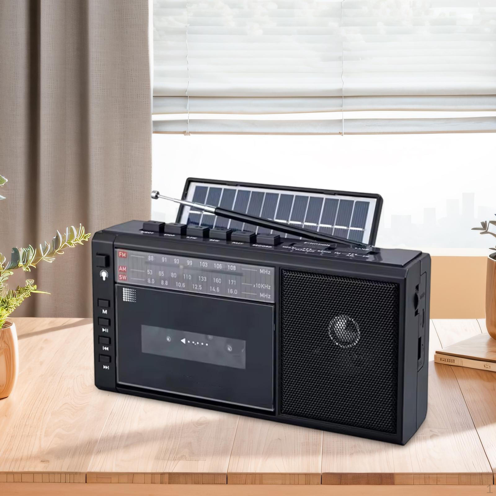 

Portable Tape Cassette Player Vintage Radio for Home Kitchen чёрный