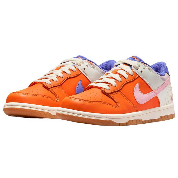 Nike Dunk Low SE GS Everything You Need Kids Sneakers Orange Safety-Orange Medium-Soft-Pink FN0600-801