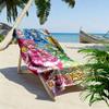 Hidden Key Precure Print Beach Towel, Large Soft Quick Dry Towel for Beach Camping Swimming