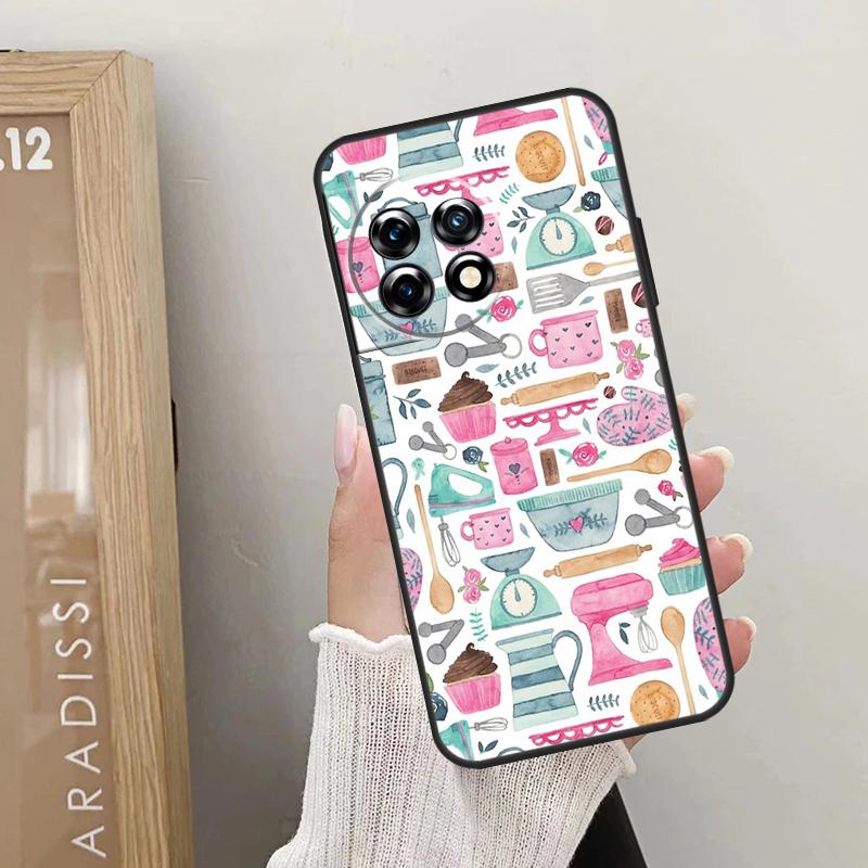 Baking Tools Case For OnePlus Nord 5 CE 2 3 4 Lite N20 N30 OnePlus 15 R 13R 12R 10R 13T 10T 11 12 13 Cover