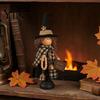 Halloween Lovers Collectibles Rustic Witch Resin Figurine, Fall Tabletop Decor, Vintage Farmhouse Autumn Home Decorations Statue for Mantel