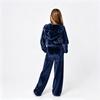 Velours-Trainingsanzug-Set für Mädchen, weiches zweiteiliges Outfit für Herbst und Winter