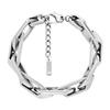 Diesel Stainless Steel Chain Bracelet One Stainless No Gemstones Men's (Model DX1577040), Size, Steel,