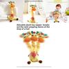 Singing Giraffe Plush Toy With Talking Motion For Kids Gift