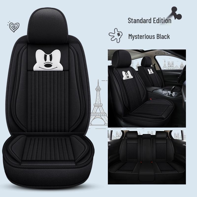 Infiniti QX60/QX30/QX70 Linen Cartoon Car Seat Covers – All-Season, Full Surround Design