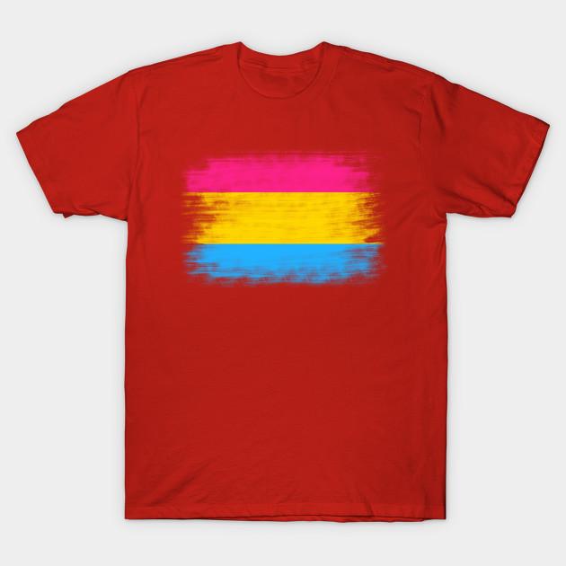 T-shirt alla Moda Unisex Stampa Bandiera Pansexuelle Taglie Forti XS-6XL T-Shirt 100% Cotone Top Scollo Tondo Manica Corta T-shirt