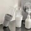 Portable Toothbrush Cups With Lid Plastic Drinking Brushing Cups Outdoor Travel Anti Drop Toothbrush Holder Mouthwash Cups