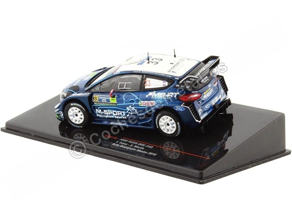 Ixo Scale Diecast Ford Fiesta WRC 33 Evans Mexico Rally 2019 1/43 No. E.