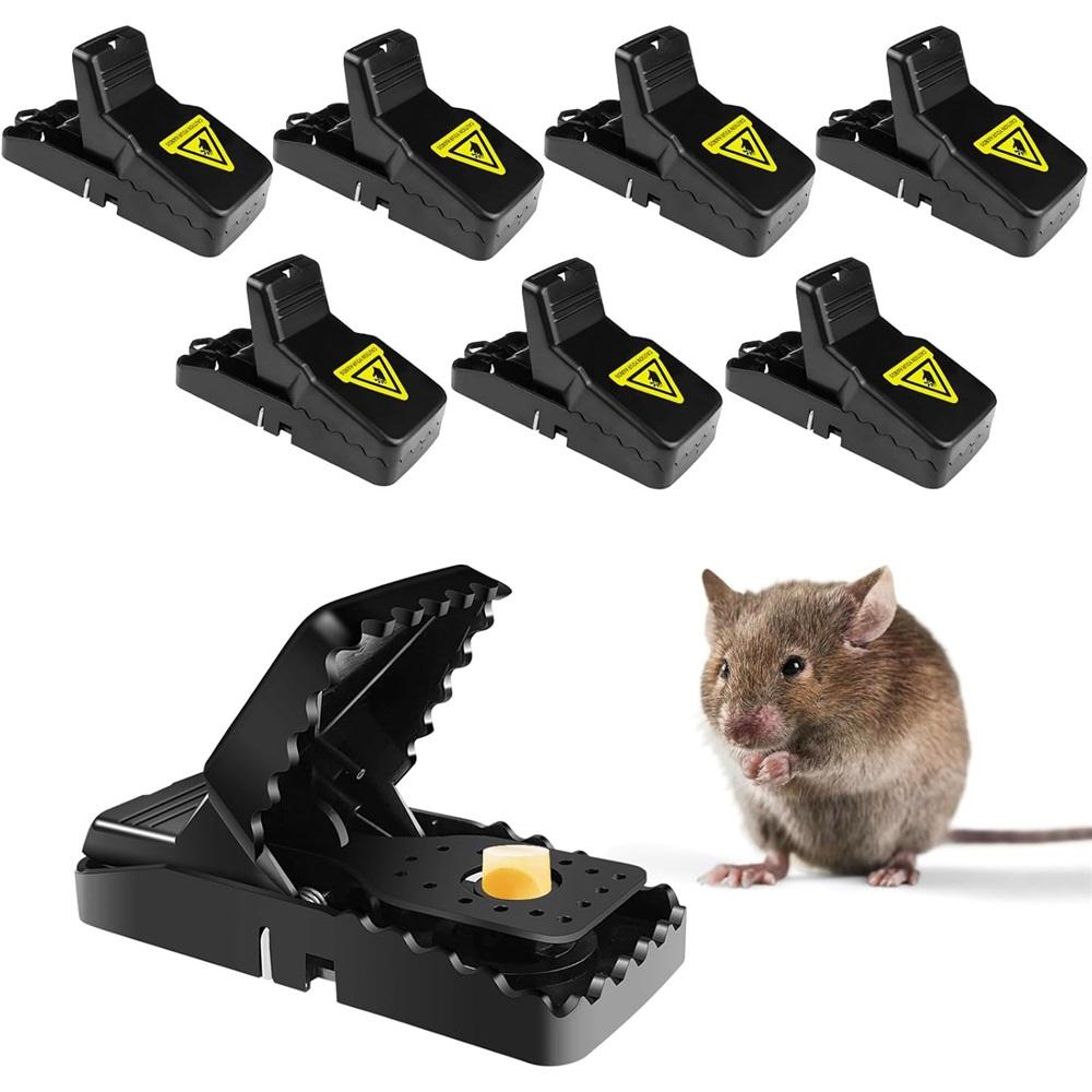 Rat Trap, Impact Traps, Pack Of 6 Mouse Traps, Test Winner, Reusable Mouse Traps, Plastic, Rat Traps, Mouse Traps For Home And Outdoors, Mouse Trap
