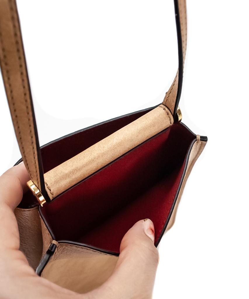 Kenneth Young Del Mar Micro Bag - Tan Brown