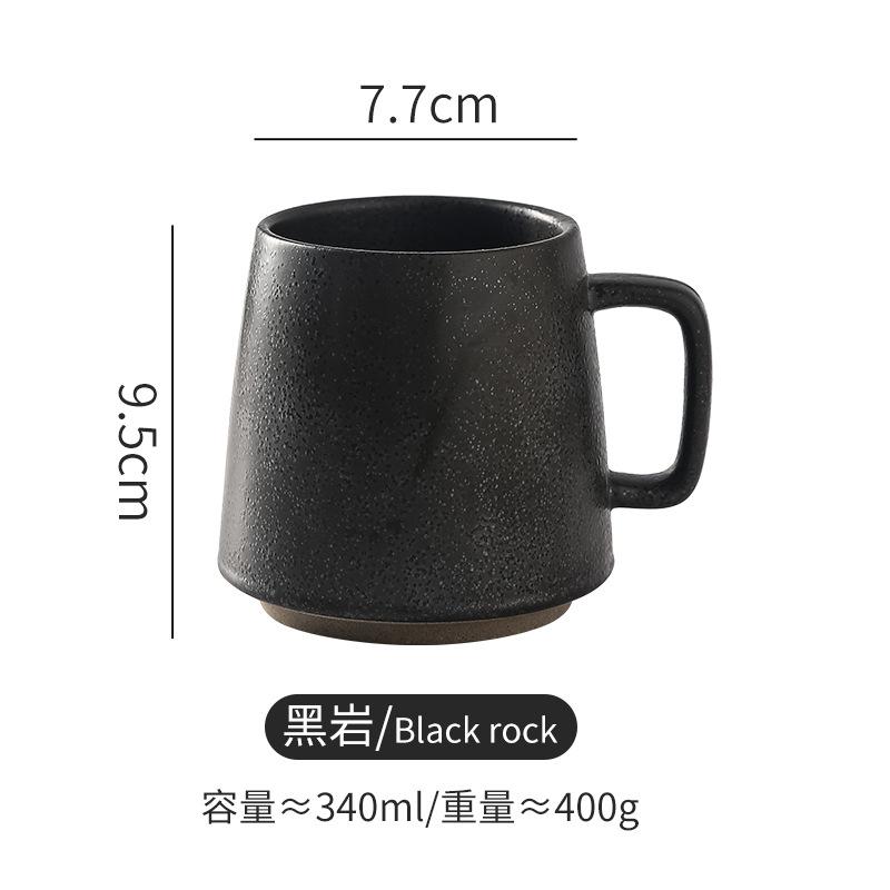 Japanese Retro Mug Afternoon Tea Light Luxury Cup Ceramic Coffee Cup Tableware Cups Drinkware Kitchen Dining Bar Home Garden