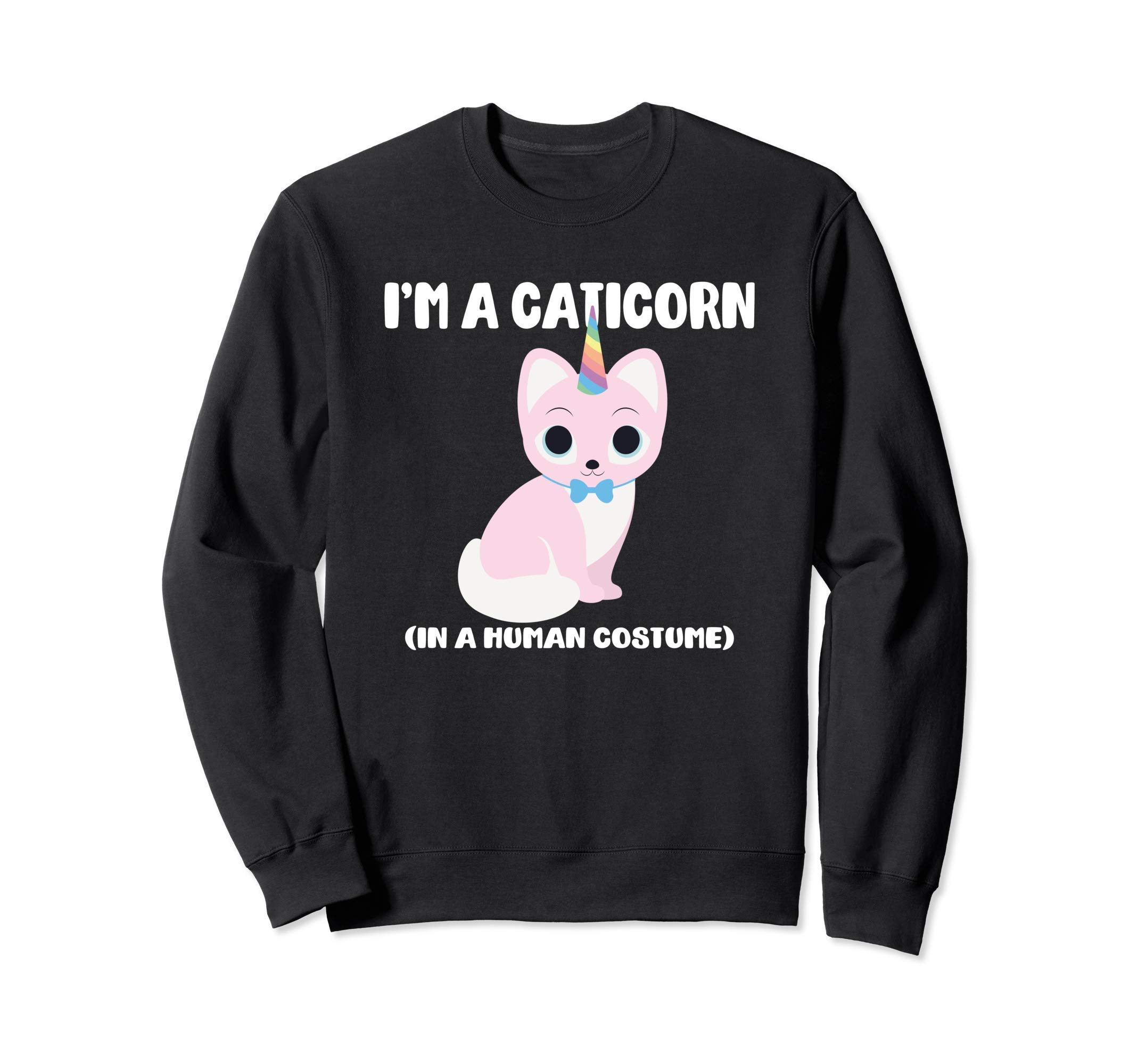 

Caticorn Costume Cute Cat Unicorn Sweatshirt чорний