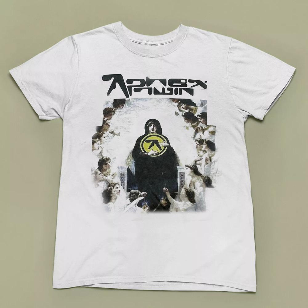 

Aphex Twin Band Gift For Fans Full Size S to 5XL White Unisex T-Shirt M