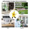 1PC Banana Gnomes Sculptures Lawn Ornaments Decorations Middle Finger Banana Man Funny Gifts No Toxic Waterproof for Outdoor Garden