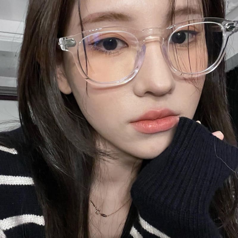 

FACETION Arnel Design Glasses Horn-rimmed 28g Lightweight Horn-rimmed Glasses Jason (C3) Clear