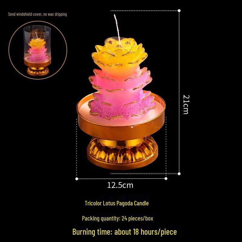 Lotus Windproof Candle